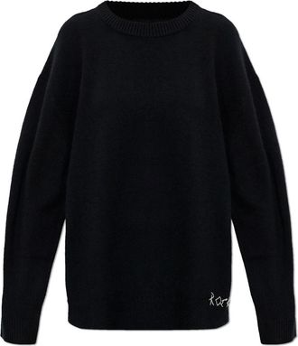 Zadig&Voltaire Swyna Sweater - Dames - Ronde hals truien - Zwart - S - Wol - Truien & Vesten