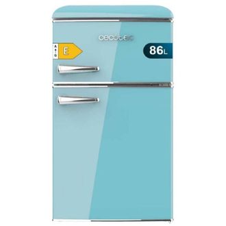 Cecotec Cecotec - Nevera Peque&ntilde;a Frigor&iacute;fico 2 Puertas Retro 86l Bolero Coolmarket 2d Origin 86 Blue E. 89,3cm De Alto Y 48,7cm De Ancho, Clase Energ&eacute;tica E, 