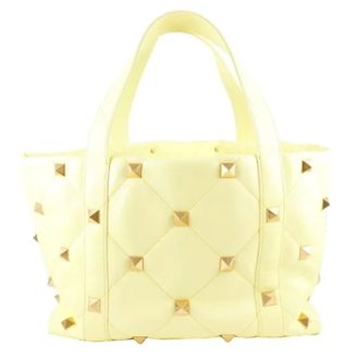 Valentino Pre-owned Tote Bags, female, Yellow, Size: ONE SIZE Pre-owned Fabric totes
