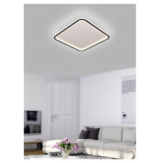 Trade Shop Trade Shop Traesio - Trade Shop - Plafoniera A Led Moderna Da Soffitto Quadrata 50w Luce Fredda Naturale Calda C12