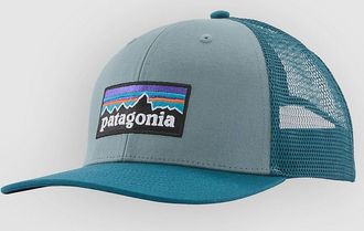 Patagonia P-6 Logo Trucker Cappellino blu
