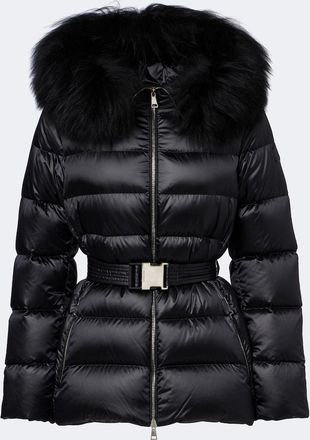 Moncler Cupidones shearling-trimmed down jacket