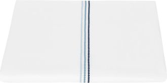 Matouk Amara Triple Pearl Embroidered Duvet Cover in Sailor Blue at Nordstrom, Size King