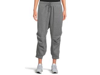Free People Day Fleece Jogger Womens Pajama Sets Washed Black : LG, Cotton/Fleece/Polyester