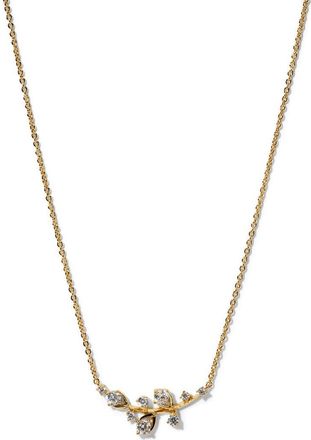 Nadri Adorn Leaf Pendant Necklace in Gold at Nordstrom