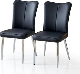 STILVORA Stilvora Sedia Da Ufficio Ergonomica Con Poggiapiedi E Supporto Lombare Ad Aria, Pelle, Nero