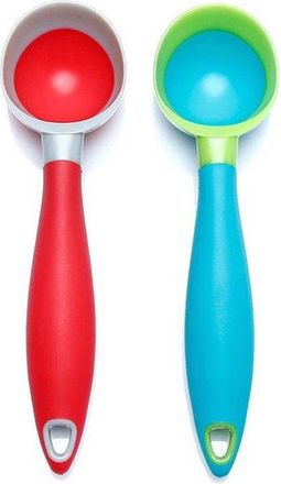 OEM Cuchara Para Crema De 2 Piezas, Antiadherente, Anticongelante, Apta Para Alimentos, De Ppr + Goma, Con Orificio Para Colgar, Mango C&oacute;modo