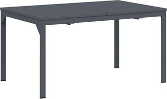 vidaXL Vidaxl - Mesa de Extensión 2 pcs Antracita 210 x 90 x 73 cm Acero