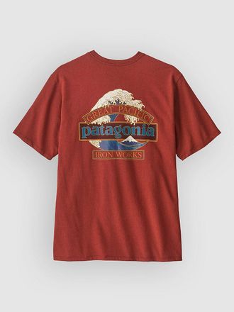 Patagonia Great Waves Responsibili- Camiseta rojo