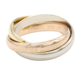 Cartier Gold Silver Yellow Gold (18K) Pink Gold (18K) White Gold (18K) Band Ring (Pre-Owned)