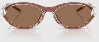 Diesel Oval Sunglasses - Sunglasses - Unisex - Brown