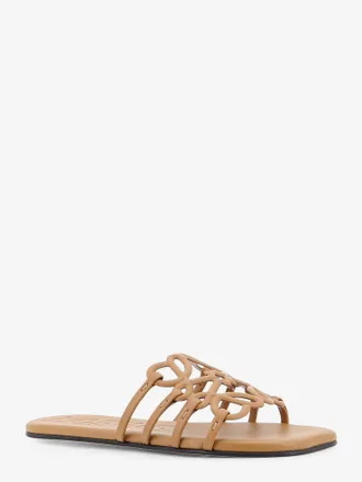 Loewe Womens Sandals Paulas Ibiza Brown Leather