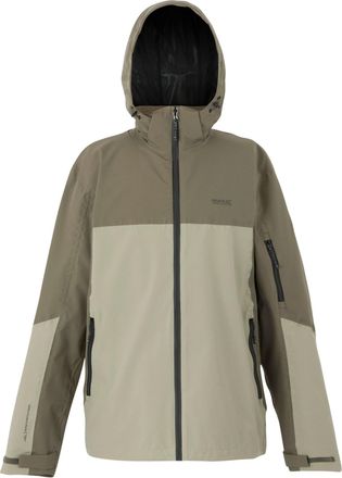 Regatta Mens Bosfield III Waterproof Jacket (Golden Sand/Treetop) - Multicolour - Size Small