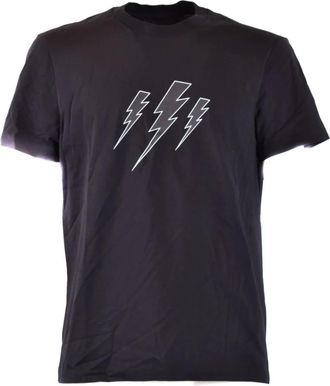 Neil Barrett Stijlvolle T-shirts voor Mannen en Vrouwen - Heren - T-shirts - Zwart - M - Tops