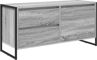 vidaXL TV Cabinet Grey Sonoma 100 x 36 x 49.5 cm Engineered Wood vidaXL