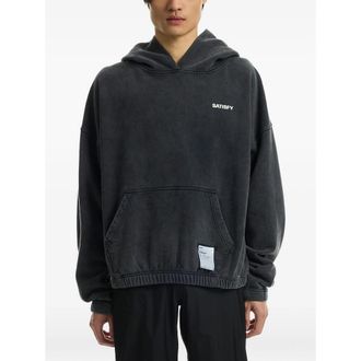 SATISFY Logo-detail Hooded Sweatshirt