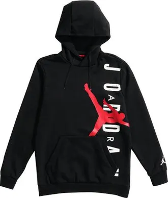 Nike Jordan Air Jordan Mens Long Sleeve Printed Fashion Black Red CD5871-010