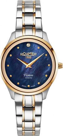 Roamer Womens 601857-47-40-20 Ladies Venus Diamond Watch - Silver - One Size