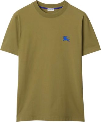 Burberry T-shirt con stampa - Verde