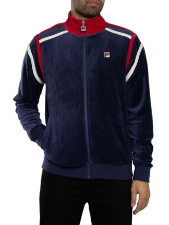 Fila Gabriele Trainingsjack Met Contrasterende Panelen, Blauw