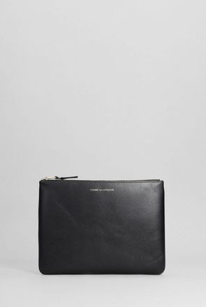 Comme Des Gar&ccedil;ons Pochette in pelle nera