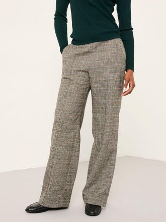 Fat Face FatFace Lyra Charcoal Mid Check Trouser