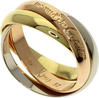 Cartier Yellow Gold (18K) Pink Gold (18K) White Gold (18K) Band Ring (Pre-Owned)