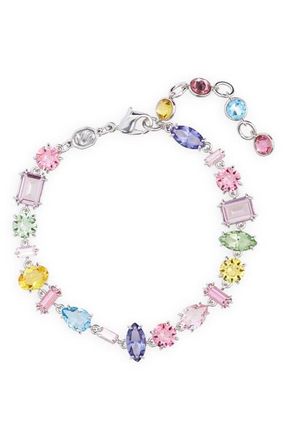 Swarovski Gema Crystal Bracelet in Silver/Multi at Nordstrom