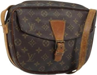 Louis Vuitton Pre-owned Monogram Canvas Schoudertas - Dames - Vintage Schoudertas - Bruin - ONE Size - Leer - Vintage
