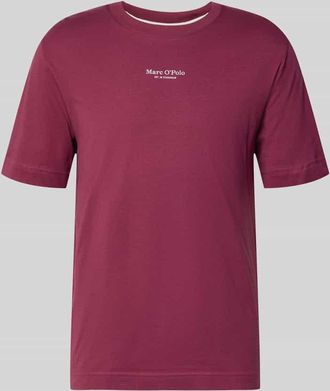 Marc O'Polo Regular Fit T-Shirt aus reiner Baumwolle in Dunkelrot, Gr&ouml;&szlig;e XXXL