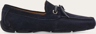 Ferragamo Men Laced driver Blue Size 10.5