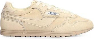Autry Windspin Low - Dames - Sneakers - Beige - 39 EU - Katoen - Schoenen