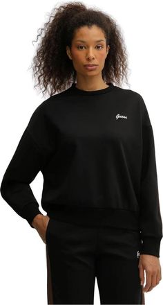 Guess Fabia Sweatshirt - Dames - Sweatshirts - Zwart - L - Polyester - Hoodies & sweatvesten