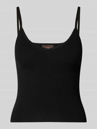 Jack & Jones Crop Top aus Viskose-Mix Modell ESTHER in Black, Gr&ouml;&szlig;e XS