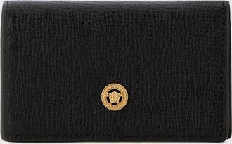 Versace Portacarte di credito Medusa Biggie Versace in pelle a grana