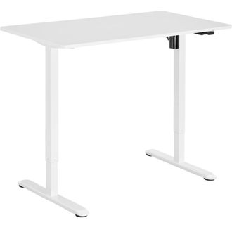 TecTake Escritorio el&eacute;ctrico ajustable en altura, blanco