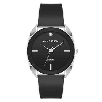 Anne Klein Classic Black Dial Ladies Watch AK-4041BKSV