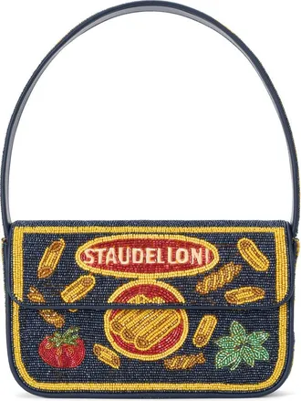 Staud Tommy Beaded Shoulder Bag in Staudelloni at Nordstrom