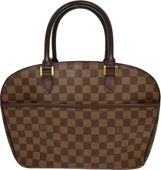 Louis Vuitton Sarria Damier Ebene Brown Canvas Handbag (Pre-Owned)