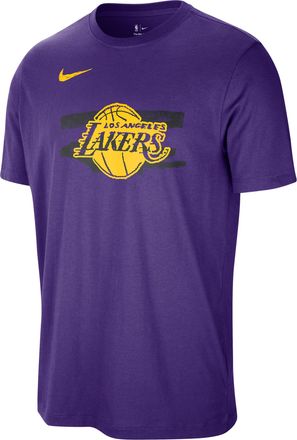 Nike Los Angeles Lakers Courtside Nike Mens NBA T-Shirt in Purple | HV6752-504