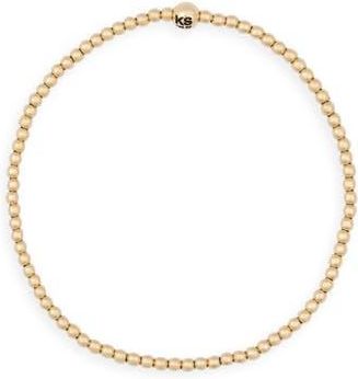 Kendra Scott 2mm Beaded Stretch Bracelet in 14K Gold-Filled at Nordstrom Rack, Size Medium