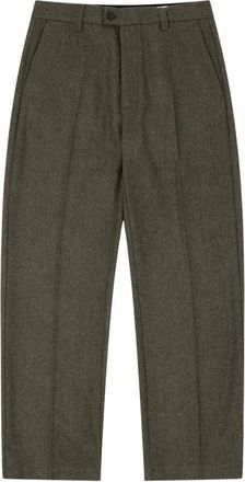 Kestin Moray Wollen Pantalon - Heren - Broeken - Groen - Maat: W34 Wol