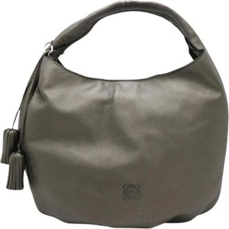Loewe Pre-owned Shoulder Bags, female, Gray, Size: ONE SIZE Pre-owned Shoulder Bag