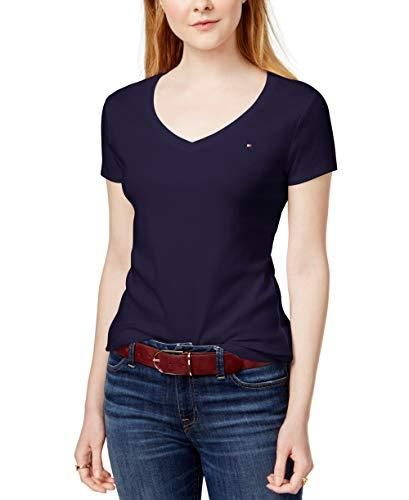 Women s Tommy Hilfiger V Neck T Shirts Sale at 23.62 Stylight