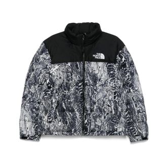 The North Face Winter Jackets, male, Black, XL, Black Water-Repellent Zip-Front Jacket