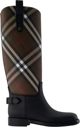 Burberry LF Cavalier Laarzen - Dames - Schoenen - Bruin - Maat: 39 EU Denim