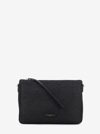 Gianni Chiarini Nora Pouch in tessuto e pelle nero