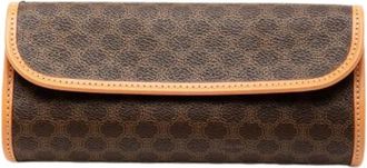 Celine Pre-owned Clutches, female, Brown, Size: ONE SIZE Pre-owned Vintage Canvas Clutch