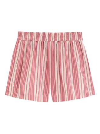 Faithfull The Brand Elva striped shorts - Red