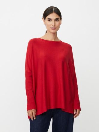 Masai MaFanasi Round Neck Oversized Sweater in Scarlet Sage at Nordstrom, Size Xx-Large